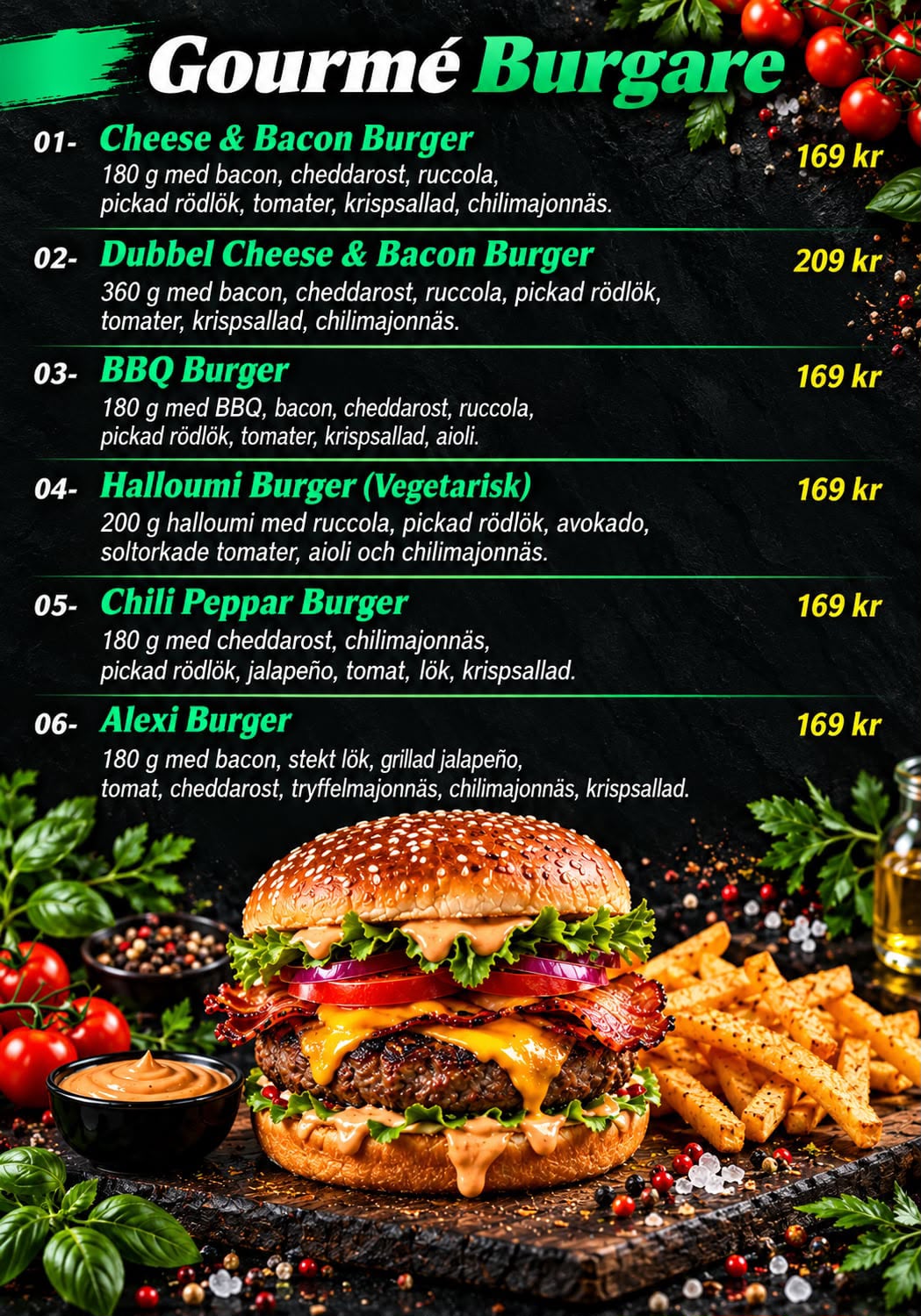 Athenas – Grill & Bar meny – 